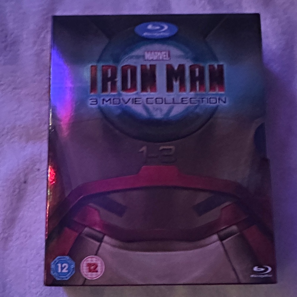 Marvel Iron Man 3 Movie Collection Blu-ray - Red and Blue